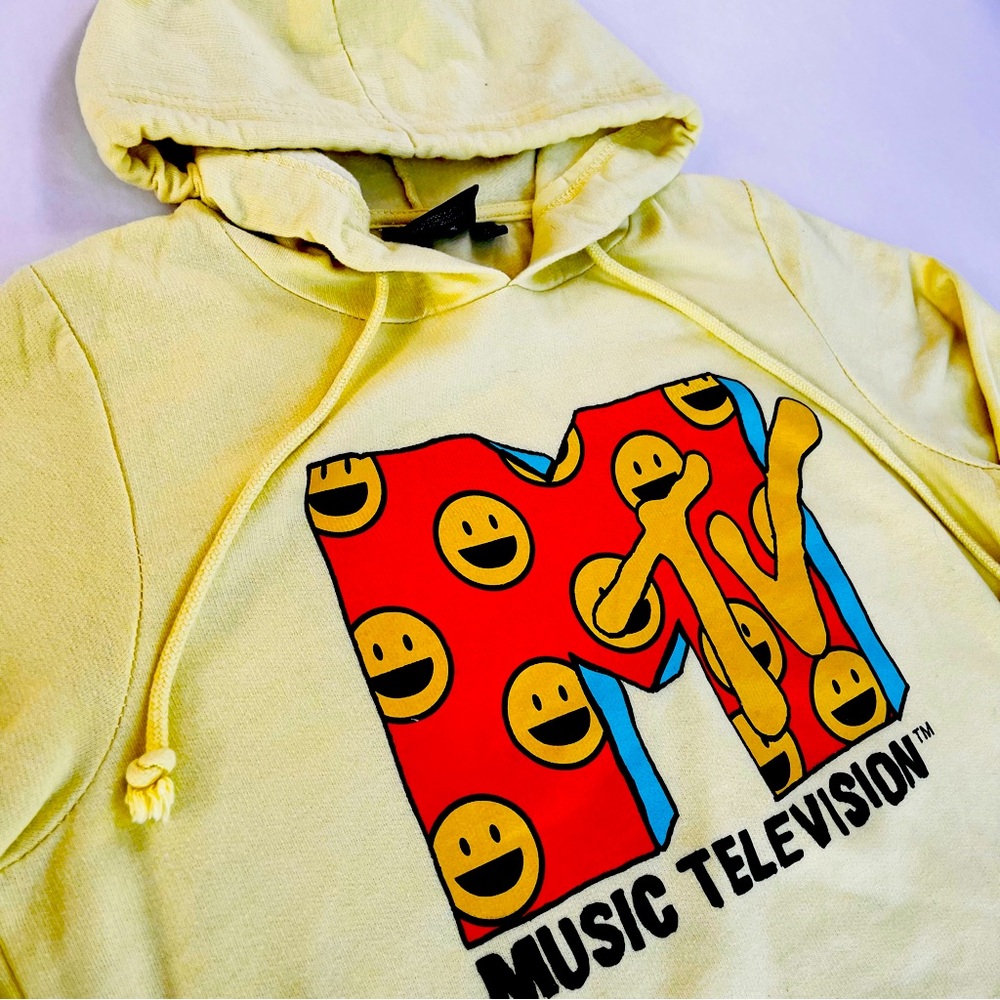 MTV Yellow Smiley Hoodie